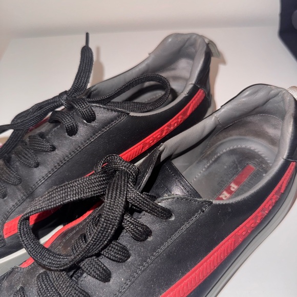 Prada leather man’s sneakers - Picture 1 of 5